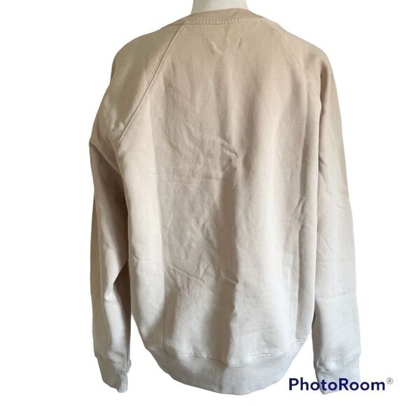 Zadig and Voltaire Cotton Camo Rock Strass Sweatshirt In Crème Large MSRP $198 - Picture 8 of 9
